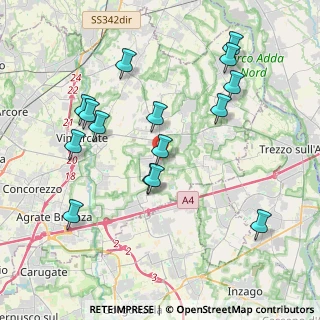 Mappa Via Faro, 20876 Ornago MB, Italia (4.09)