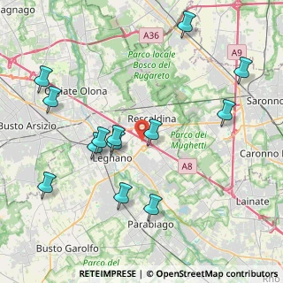 Mappa Via Ragazzi del, 20025 Legnano MI, Italia (4.47462)