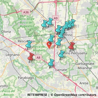 Mappa Piazza Caduti per la Liberazione, 21040 Uboldo VA, Italia (3.26563)