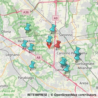 Mappa Piazza Caduti per la Liberazione, 21040 Uboldo VA, Italia (3.8125)