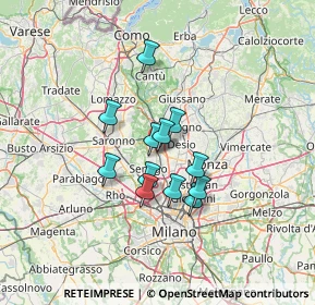 Mappa Via Francioli, 20813 Bovisio-Masciago MB, Italia (9.39417)