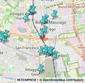 Mappa Via Francioli, 20813 Bovisio-Masciago MB, Italia (1.07)