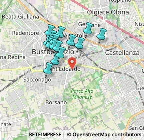 Mappa Via Goldoni Carlo, 21052 Busto Arsizio VA, Italia (1.475)