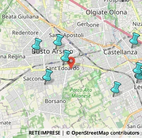 Mappa Via Goldoni Carlo, 21052 Busto Arsizio VA, Italia (3.02917)