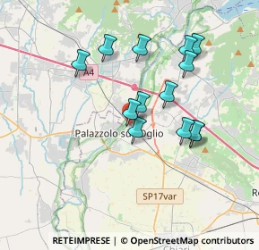 Mappa Via Martiri di Piazza Loggia, 25036 Palazzolo sull'Oglio BS, Italia (3.20615)