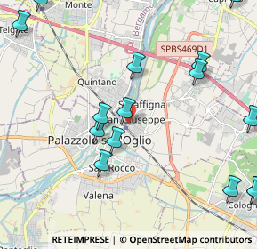 Mappa Via XXI Luglio, 25036 Palazzolo sull'Oglio BS, Italia (3.104)