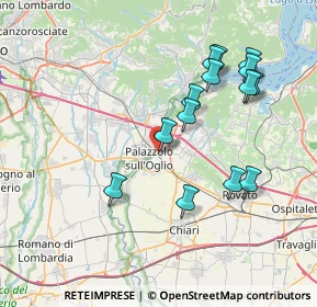 Mappa Via XXI Luglio, 25036 Palazzolo sull'Oglio BS, Italia (7.47571)