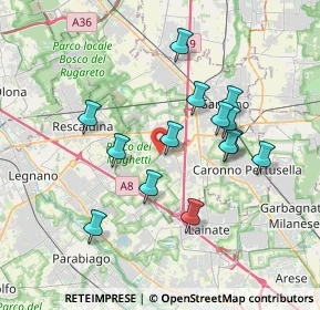 Mappa Via Caduti della Liberazione, 21040 Uboldo VA, Italia (3.28643)