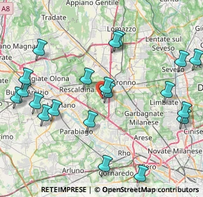Mappa Via Caduti della Liberazione, 21040 Uboldo VA, Italia (9.568)