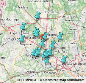 Mappa Via Caduti della Liberazione, 21040 Uboldo VA, Italia (6.05059)