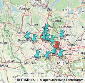 Mappa Via Caduti della Liberazione, 21040 Uboldo VA, Italia (8.79286)