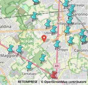 Mappa Via Caduti della Liberazione, 21040 Uboldo VA, Italia (2.636)