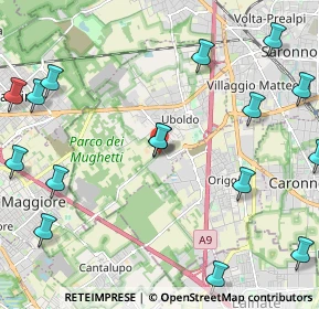 Mappa Via Caduti della Liberazione, 21040 Uboldo VA, Italia (2.87875)