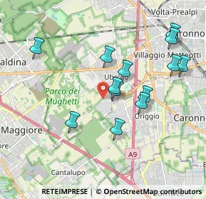 Mappa Via Caduti della Liberazione, 21040 Uboldo VA, Italia (1.84538)