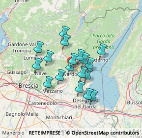 Mappa Via G. Zanardelli, 25089 Villanuova Sul Clisi BS, Italia (10.10111)