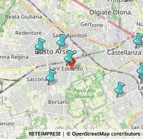 Mappa Via Acqui, 21052 Busto Arsizio VA, Italia (3.08167)