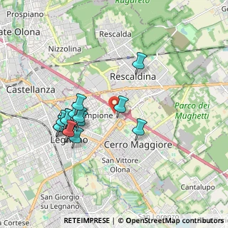 Mappa Via V Giornate, 20025 Legnano MI, Italia (1.75933)