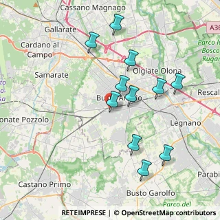 Mappa Via Deledda, 21052 Busto Arsizio VA, Italia (3.75091)