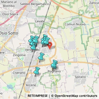 Mappa Via Arma dei Carabinieri, 24049 Verdello BG, Italia (1.38)