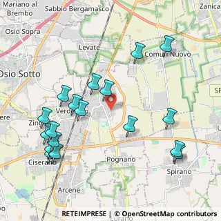 Mappa Via Arma dei Carabinieri, 24049 Verdello BG, Italia (2.30611)