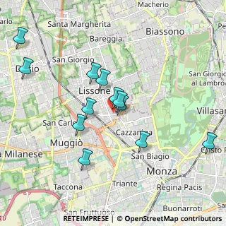 Mappa Via Trilussa, 20851 Lissone MB, Italia (1.8125)