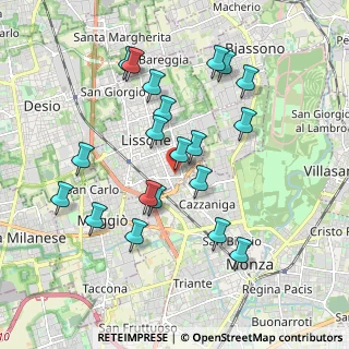 Mappa Via Trilussa, 20851 Lissone MB, Italia (1.857)