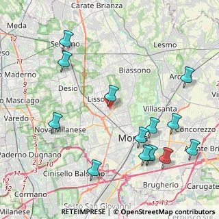 Mappa Via Trilussa, 20851 Lissone MB, Italia (4.95538)