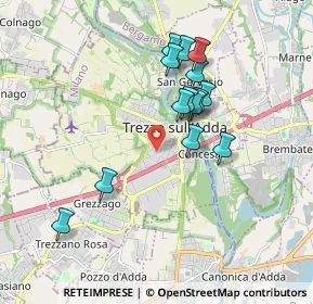 Mappa Via S. Pellico, 20056 Trezzo sull'Adda MI, Italia (1.63)