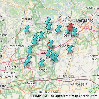 Mappa Via S. Pellico, 20056 Trezzo sull'Adda MI, Italia (6.7265)