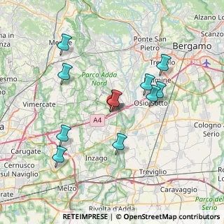 Mappa Via S. Pellico, 20056 Trezzo sull'Adda MI, Italia (6.92818)
