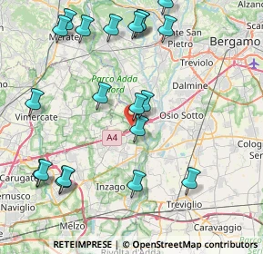 Mappa Via S. Pellico, 20056 Trezzo sull'Adda MI, Italia (9.6075)