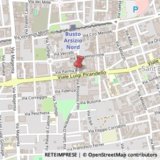 Mappa Viale Luigi Pirandello, 23, 21052 Busto Arsizio, Varese (Lombardia)