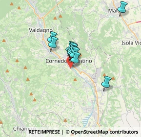 Mappa Via Don Sammartin Lungoagno, 36073 Cornedo vicentino VI, Italia (2.22818)