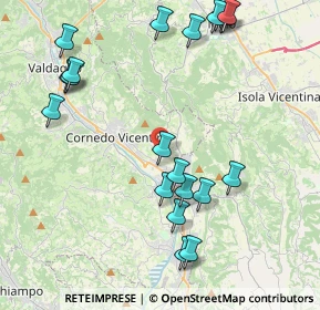 Mappa Via Antonio Pigafetta, 36073 Cornedo Vicentino VI, Italia (4.7685)