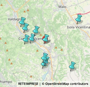 Mappa Via Antonio Pigafetta, 36073 Cornedo Vicentino VI, Italia (3.82364)