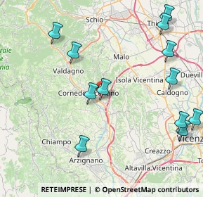 Mappa Via Antonio Pigafetta, 36073 Cornedo Vicentino VI, Italia (10.05333)