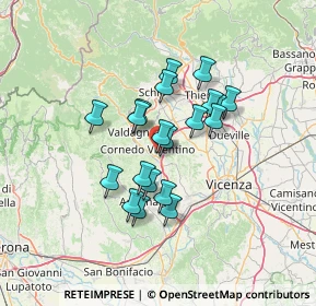 Mappa Via Antonio Pigafetta, 36073 Cornedo Vicentino VI, Italia (10.352)