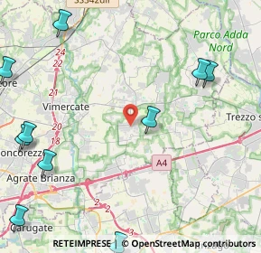 Mappa Via Bellusco, 20876 Ornago MB, Italia (6.86385)