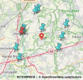 Mappa Via Bellusco, 20876 Ornago MB, Italia (4.26727)