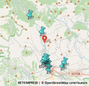 Mappa Via della Rimembranza, 13811 Andorno Micca BI, Italia (4.22727)