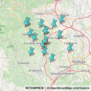Mappa Via della Tecnica, 36070 Castelgomberto VI, Italia (6.16063)
