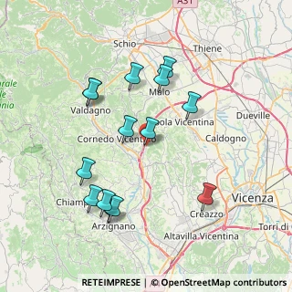 Mappa Via della Tecnica, 36070 Castelgomberto VI, Italia (7.52071)