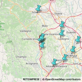 Mappa Via della Tecnica, 36070 Castelgomberto VI, Italia (8.11818)
