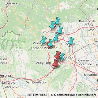 Mappa Via della Tecnica, 36070 Castelgomberto VI, Italia (10.42667)