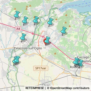 Mappa Via XX Settembre, 25033 Erbusco BS, Italia (5.34917)