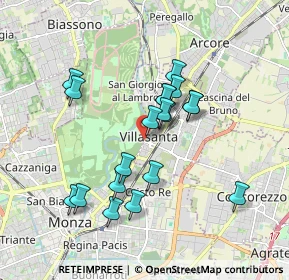 Mappa Piazza Andrea Oggioni, 20852 Villasanta MB, Italia (1.59579)