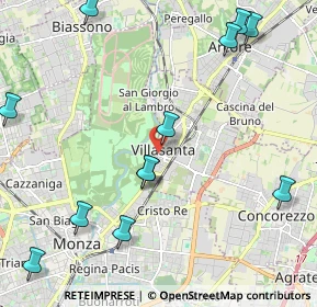 Mappa Piazza Andrea Oggioni, 20852 Villasanta MB, Italia (2.67833)