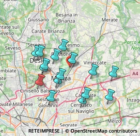 Mappa Piazza Andrea Oggioni, 20852 Villasanta MB, Italia (6.67875)