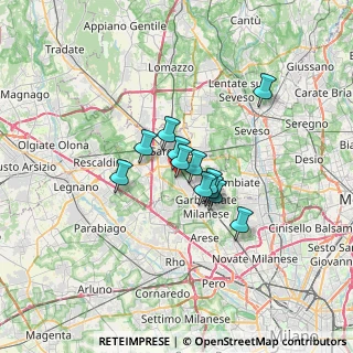 Mappa Via Ungaretti Giuseppe, 21042 Caronno Pertusella VA, Italia (4.17667)