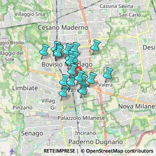 Mappa Via Sempione, 20814 Varedo MB, Italia (1.17)